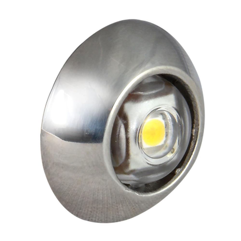 Lumitec Exuma Courtesy Light - Polished Stainless Housing - Blue Light [101050] Secondary image