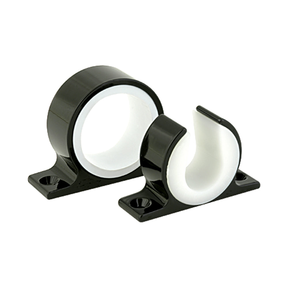 Lees Single Rod Rack Set  Bright Black Finish MC70BK Main image