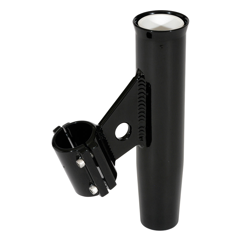 Lees ClampOn Rod Holder  Black Aluminum  Vertical Mount  Fits 1900 OD Pipe RA5004BK Main image