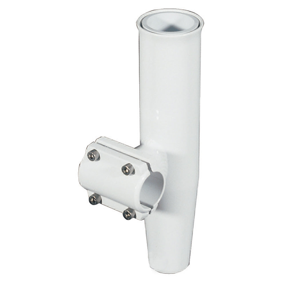 Lees ClampOn Rod Holder  White Aluminum  Horizontal Mount  Fits 1660 OD Pipe RA5203WH Main image
