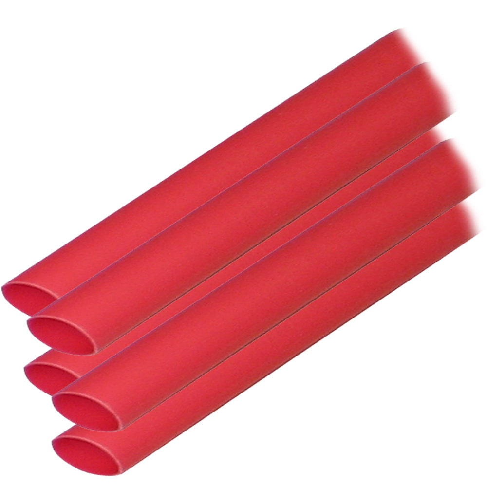 Ancor Adhesive Lined Heat Shrink Tubing ALT  38 x 12  5Pack  Red 304624 Main image