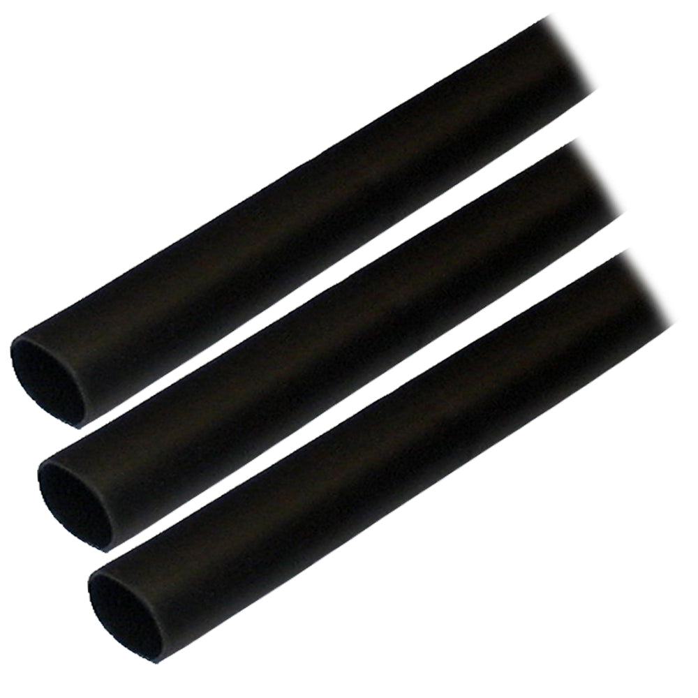 Ancor Adhesive Lined Heat Shrink Tubing ALT  12 x 3  3Pack  Black 305103 Main image