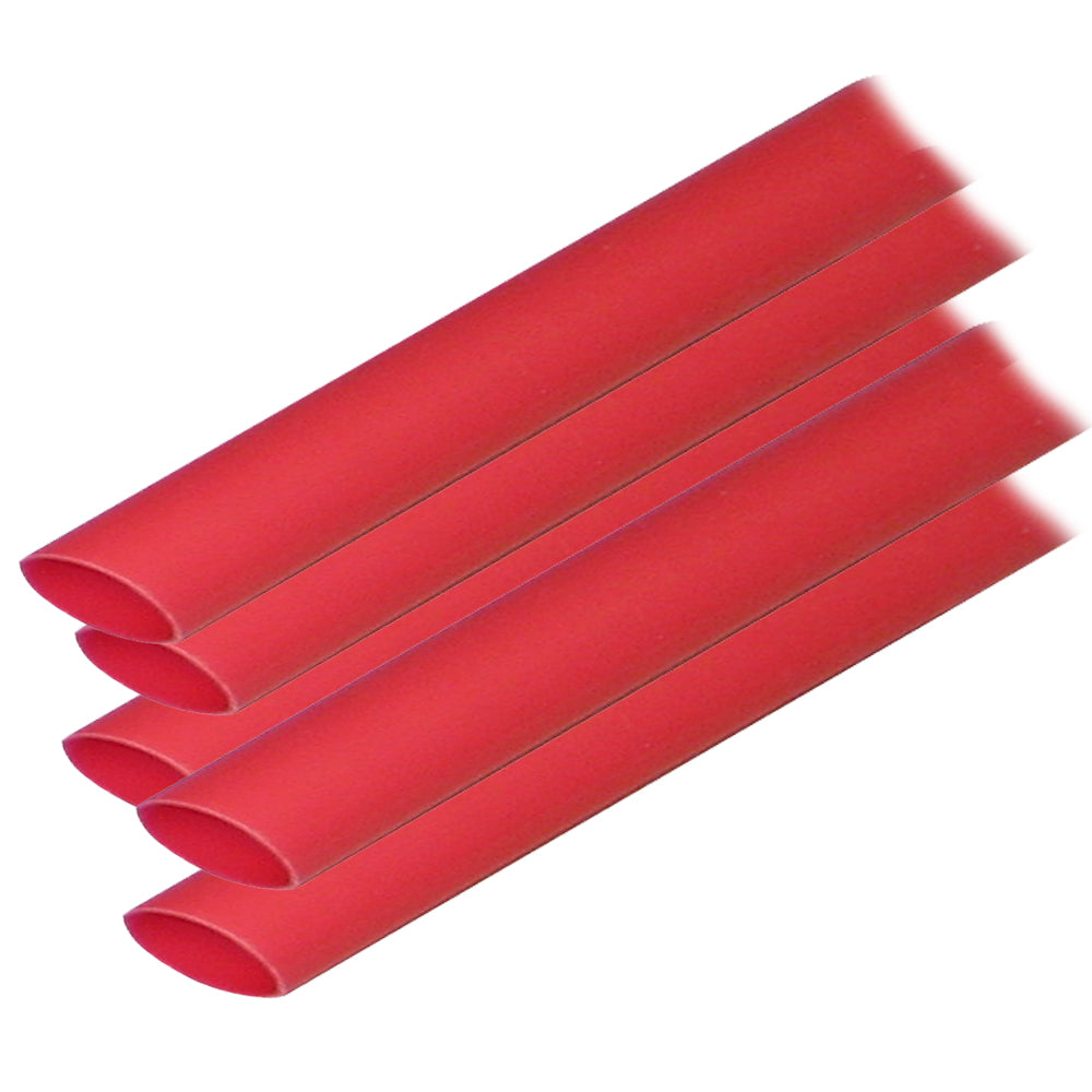Ancor Adhesive Lined Heat Shrink Tubing ALT  12 x 12  5Pack  Red 305624 Main image