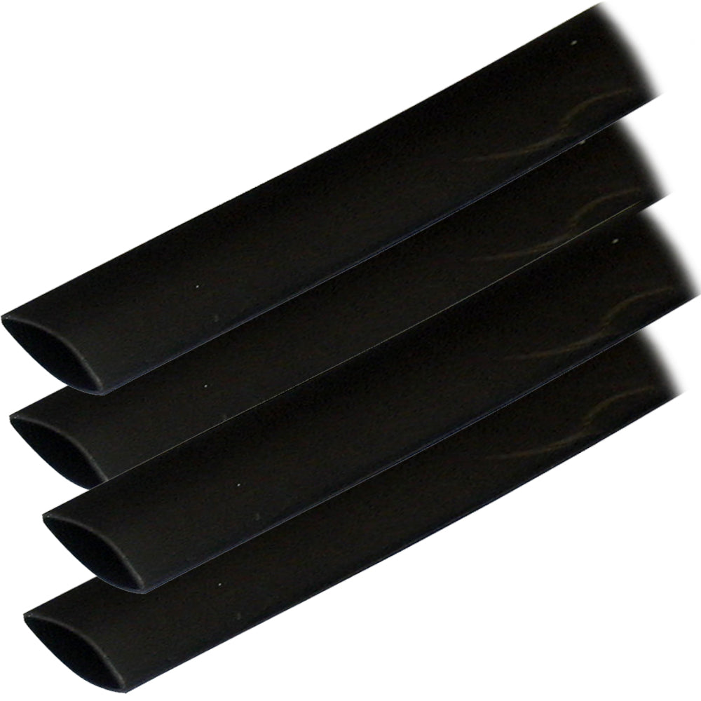 Ancor Adhesive Lined Heat Shrink Tubing ALT  34 x 6  4Pack  Black 306106 Main image