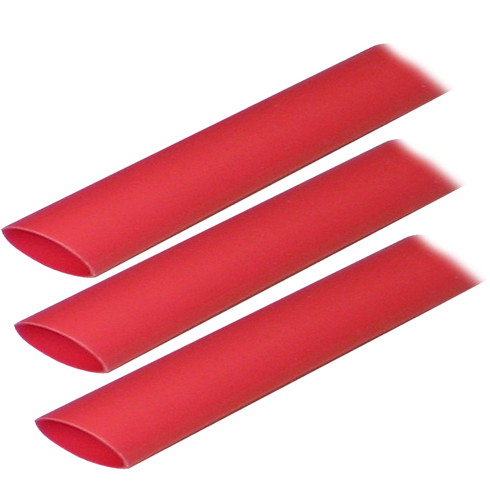 Ancor Adhesive Lined Heat Shrink Tubing ALT  34 x 3  3Pack  Red 306603 Main image