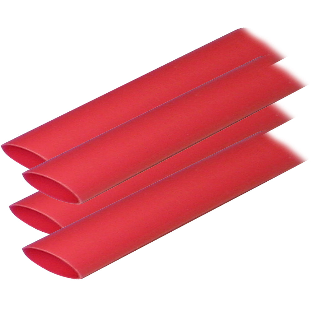 Ancor Adhesive Lined Heat Shrink Tubing ALT  34 x 6  4Pack  Red 306606 Main image