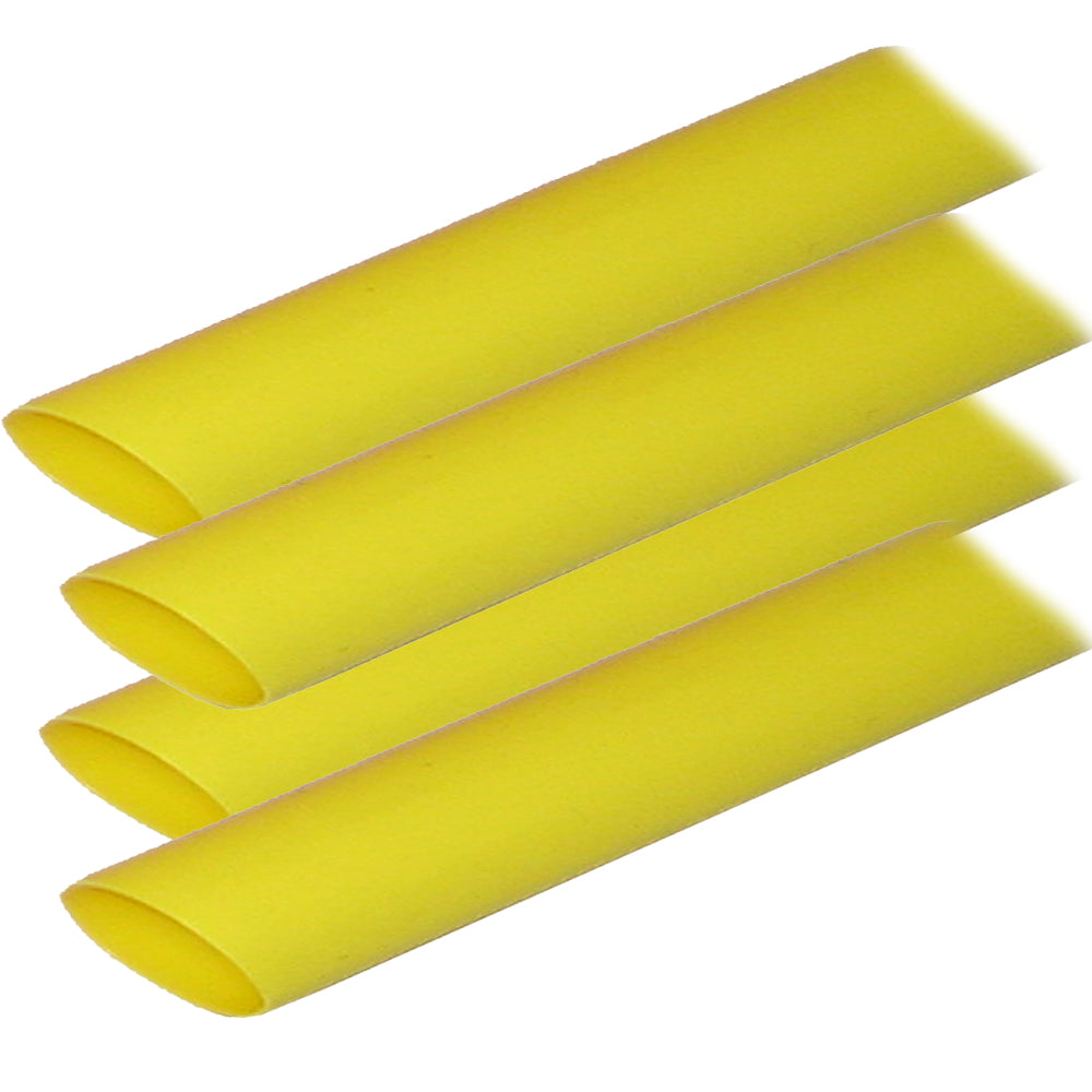 Ancor Adhesive Lined Heat Shrink Tubing ALT  34 x 12  4Pack  Yellow 306924 Main image