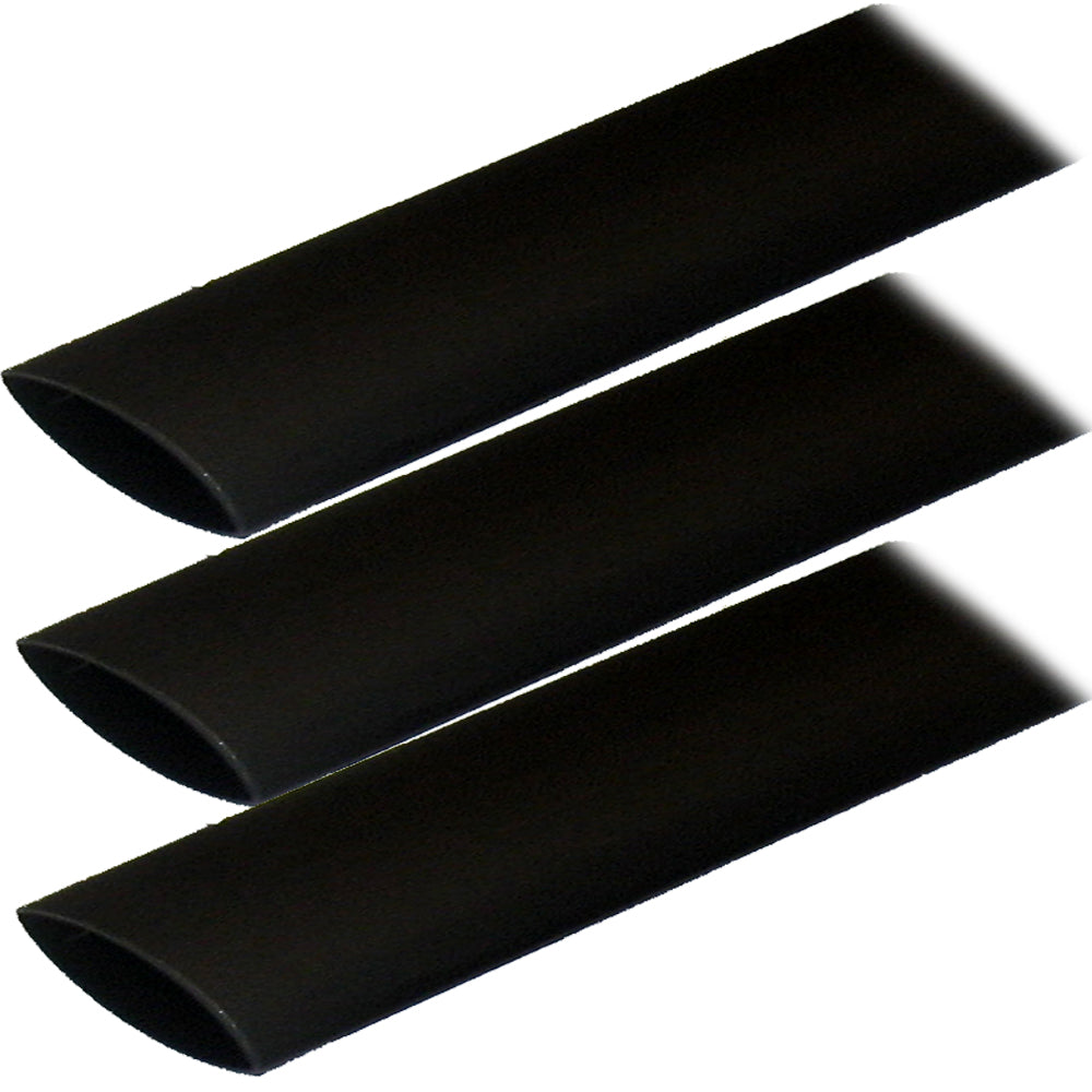 Ancor Adhesive Lined Heat Shrink Tubing ALT  1 x 12  3Pack  Black 307124 Main image