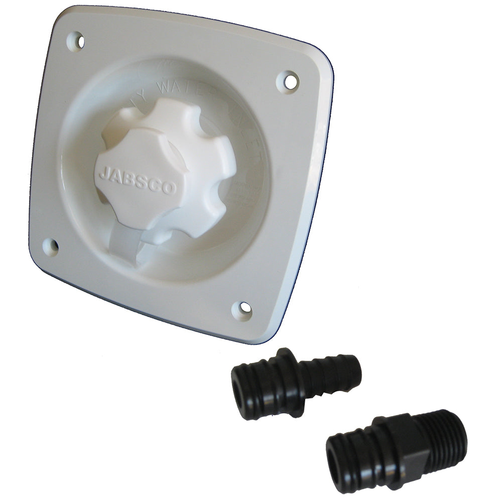 Jabsco Water Pressure Regulator  Flush Mount  White 444121045 Main image