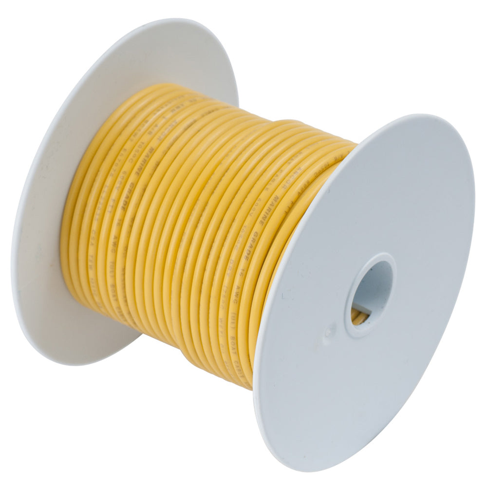 Ancor Yellow 18 AWG Tinned Copper Wire  100 101010 Main image