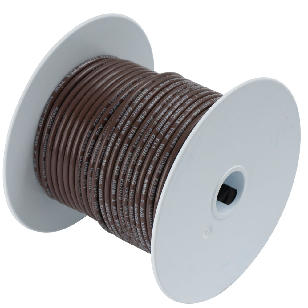 Ancor Brown 16 AWG Tinned Copper Wire  100 102210 Main image
