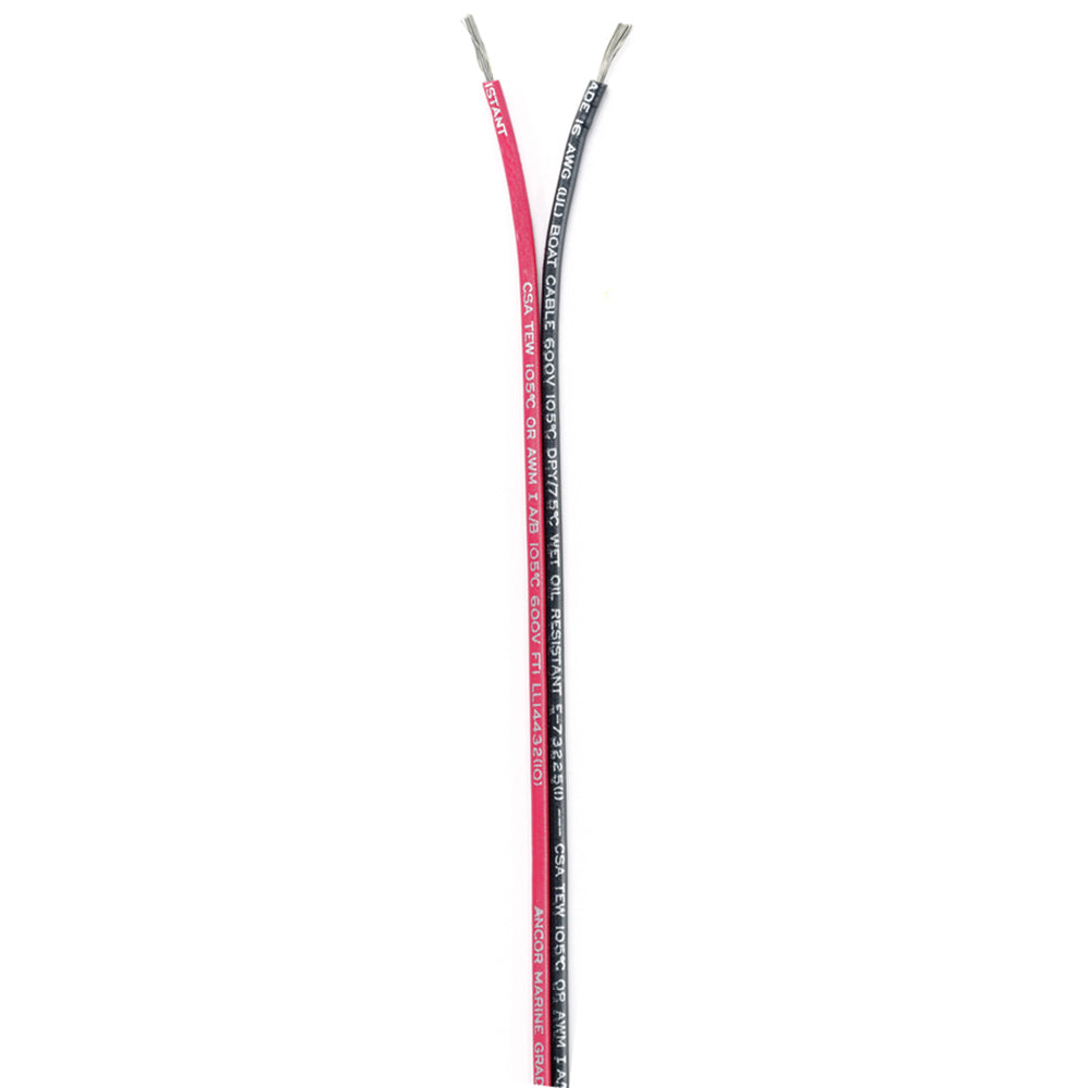 Ancor Ribbon Bonded Cable  162 AWG  RedBlack  Flat  500 153150 Main image