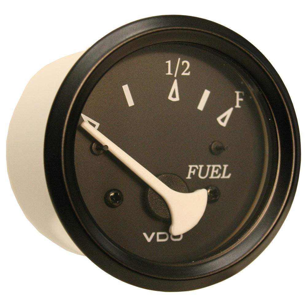 VDO Cockpit Marine 52mm 2116 Fuel Level Gauge  Black DialBezel 30111802 Main image