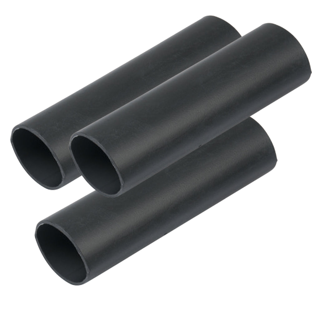 Ancor Heavy Wall Heat Shrink Tubing  34 x 3  3Pack  Black 326103 Main image
