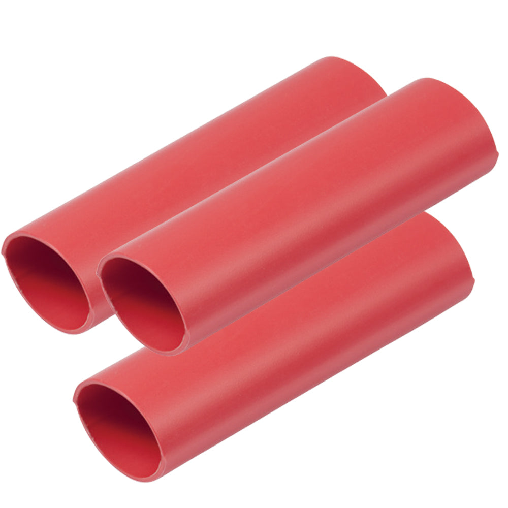 Ancor Heavy Wall Heat Shrink Tubing  34 x 12  3Pack  Red 326624 Main image