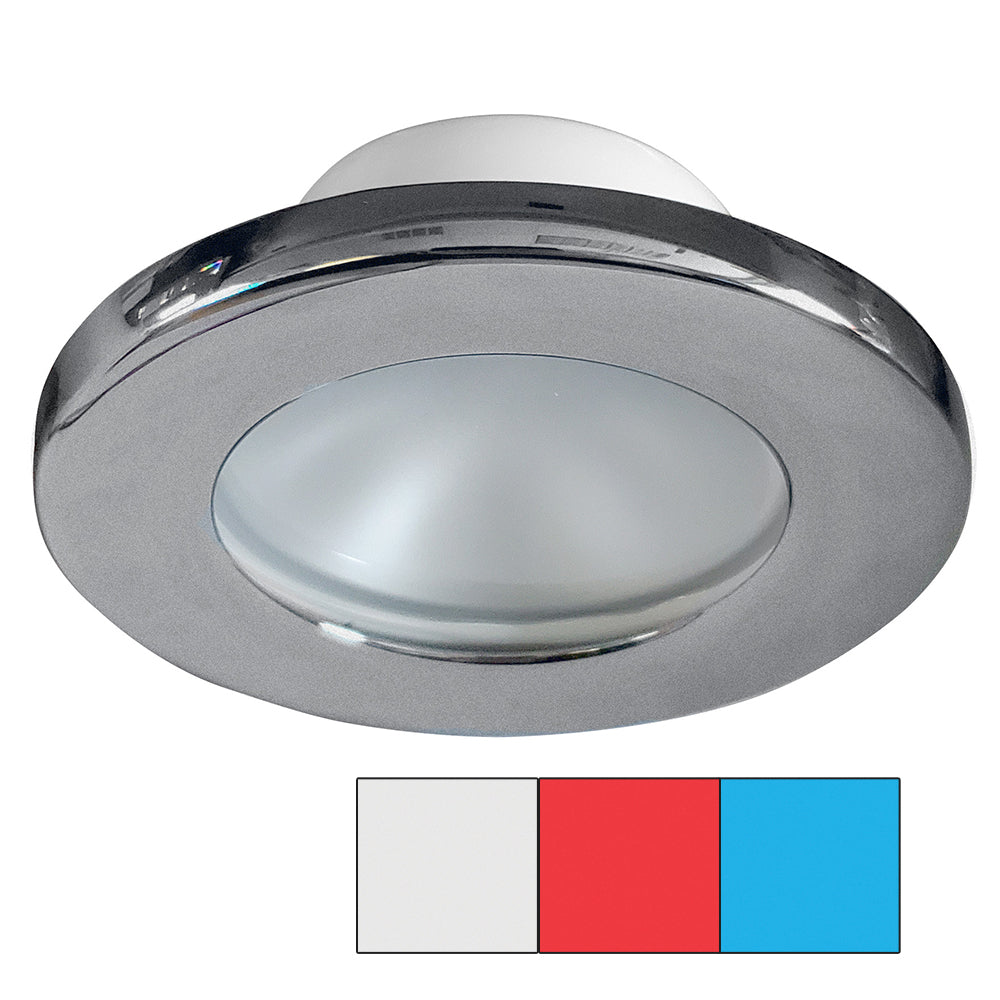 i2Systems Apeiron A3120 Screw Mount Light  Red Cool White  Blue  Brushed Nickel Finish A3120Z41HAE Main image