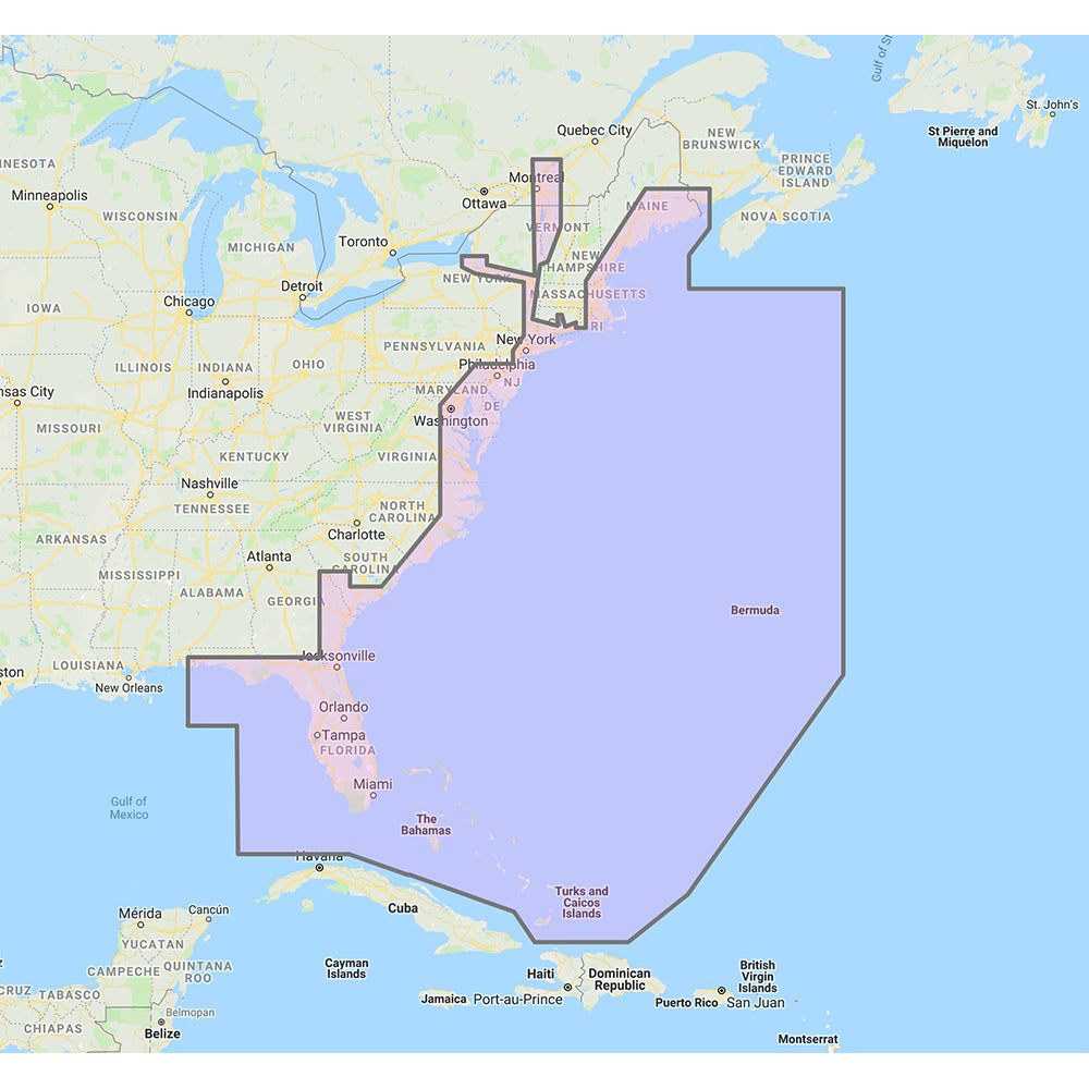 Furuno US East Coast Bahamas  Bermuda  Vector Charts  Standard Resolution Satellite Photos fBahamas  Unlock Code Main image