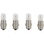 VDO Type A  White Metal Base Bulb  12V  4Pack 600802