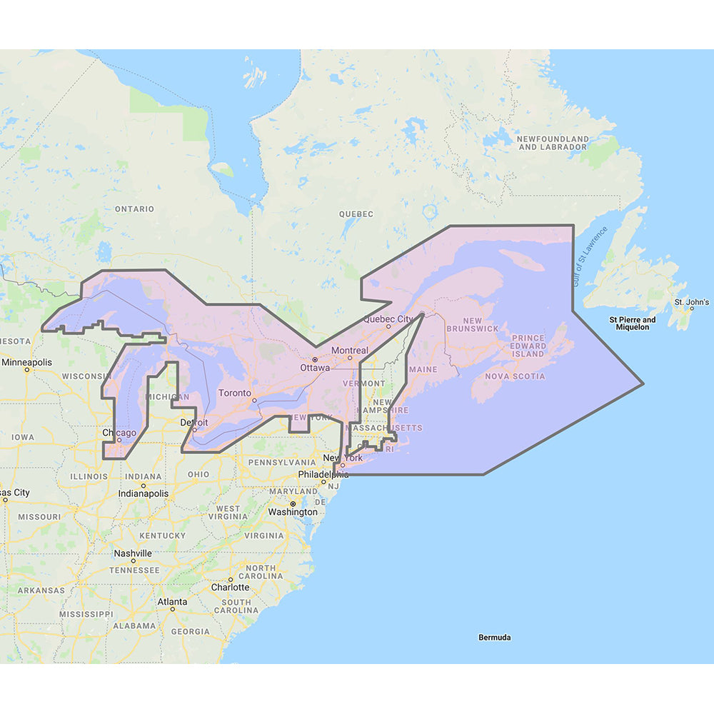 Furuno Great Lakes  Maritimes Vector Charts  3D Data  Standard Resolution Satellite Photos  Unlock Code MM3VNA026 Main image