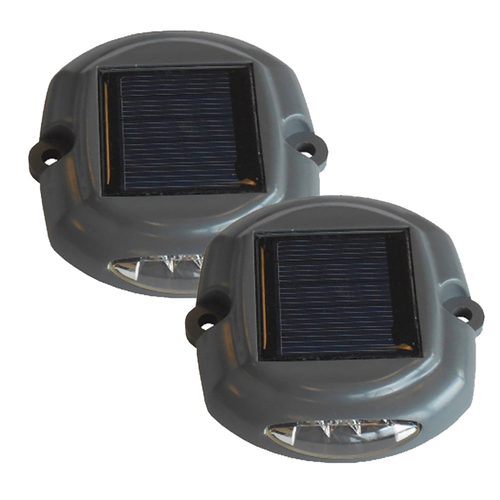 Dock Edge Docklite Solar Dock  Deck Light  2Pack DE96262F Main image