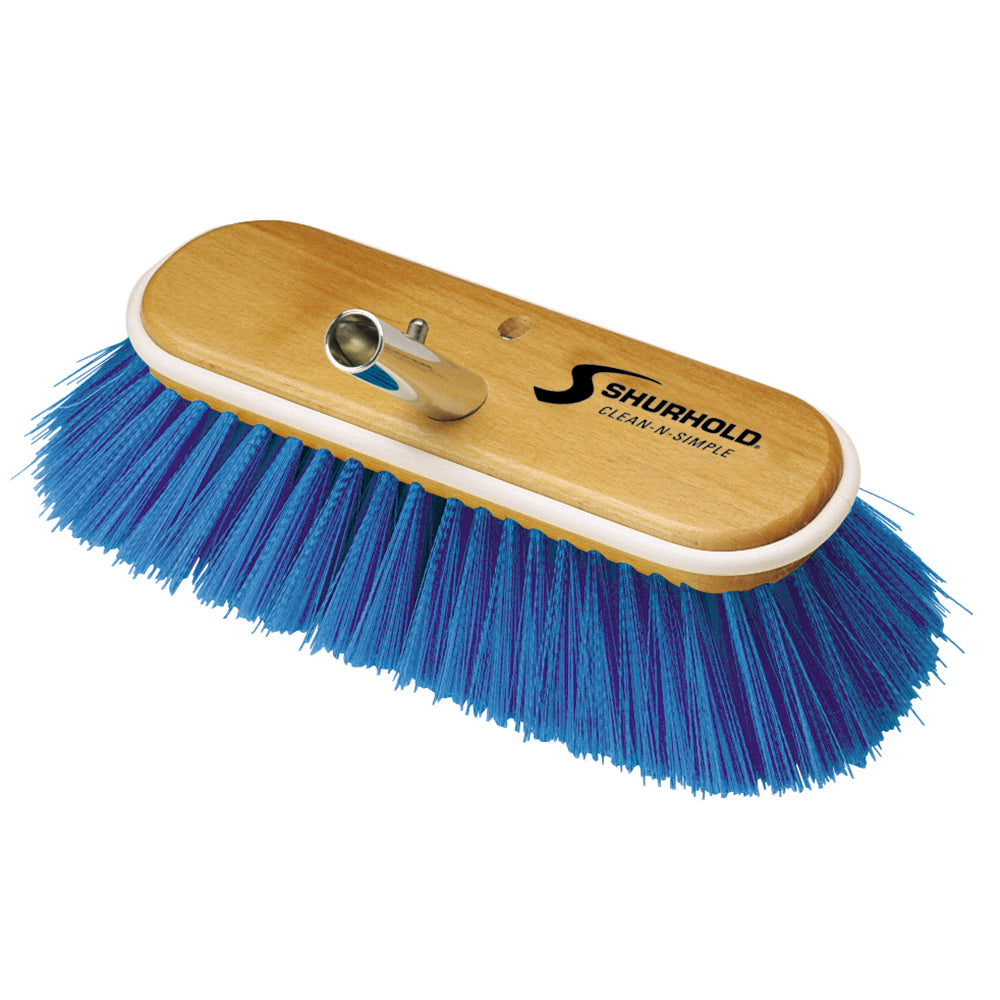 Shurhold 10 ExtraSoft Deck Brush  Blue Nylon Bristles 975 Main image