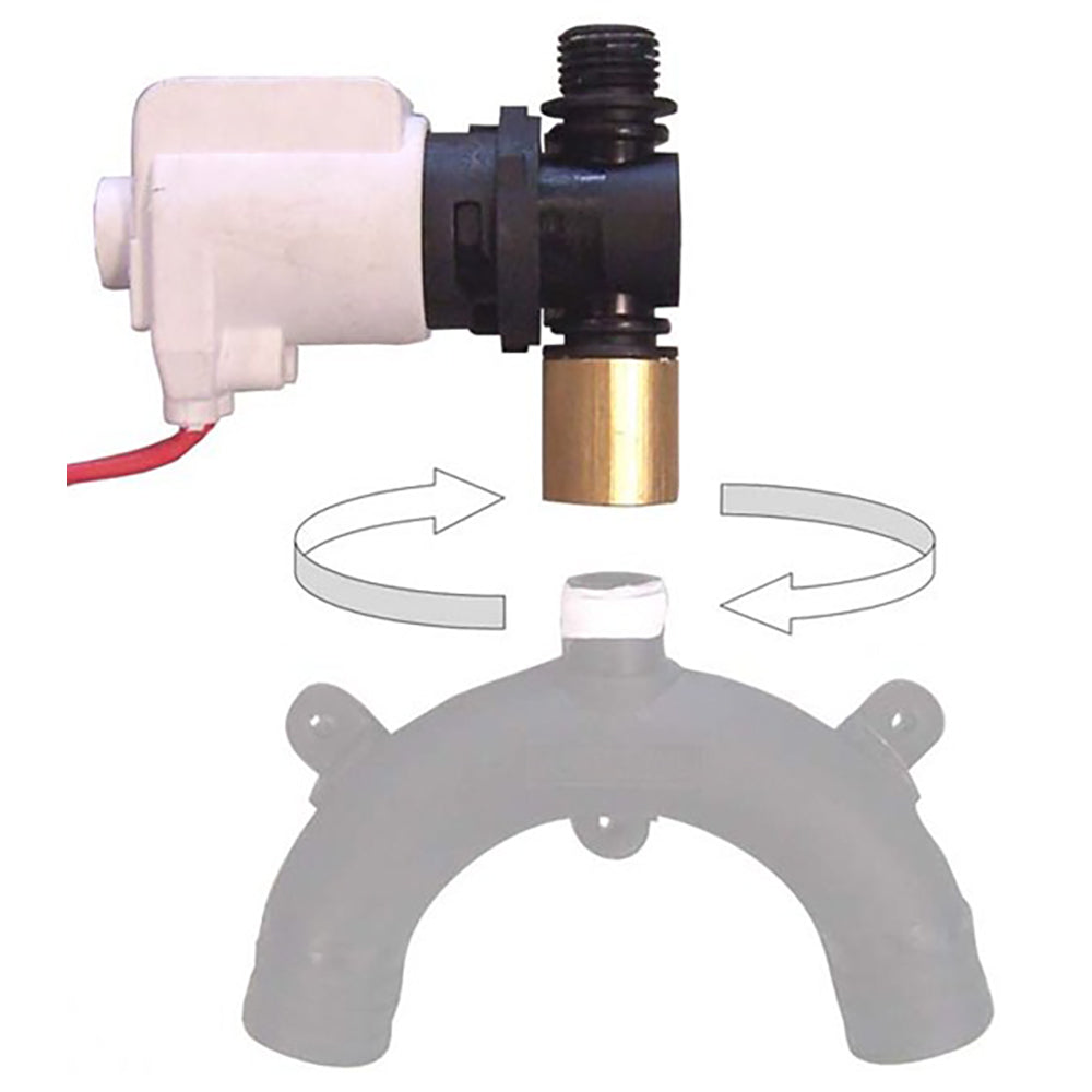 Jabsco Vented Loop Solenoid Valve f37010 Series Toilet 370682000 Main image