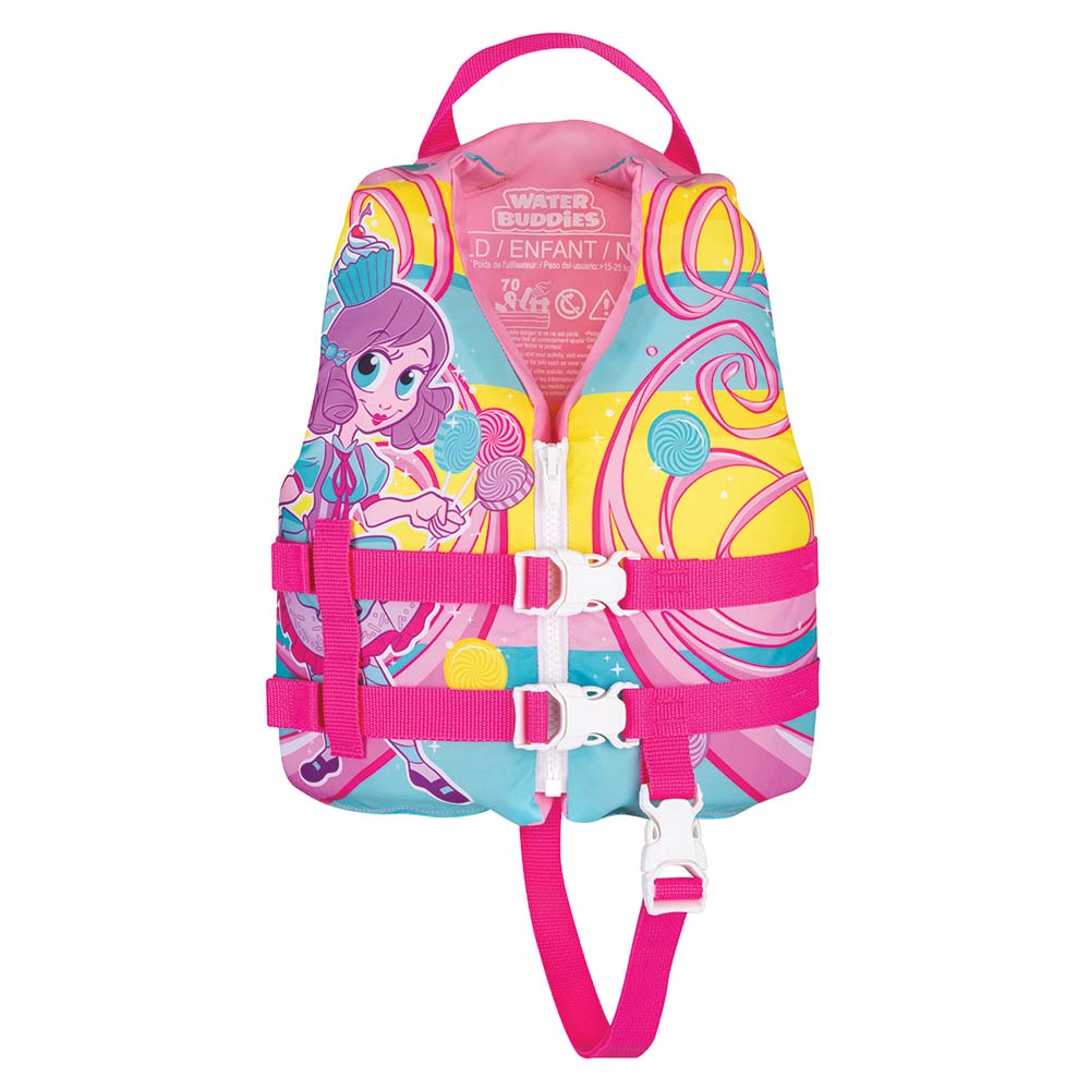 Full Throttle Water Buddies Life Vest  Child 3050lbs  Princess 10430010500117 Main image