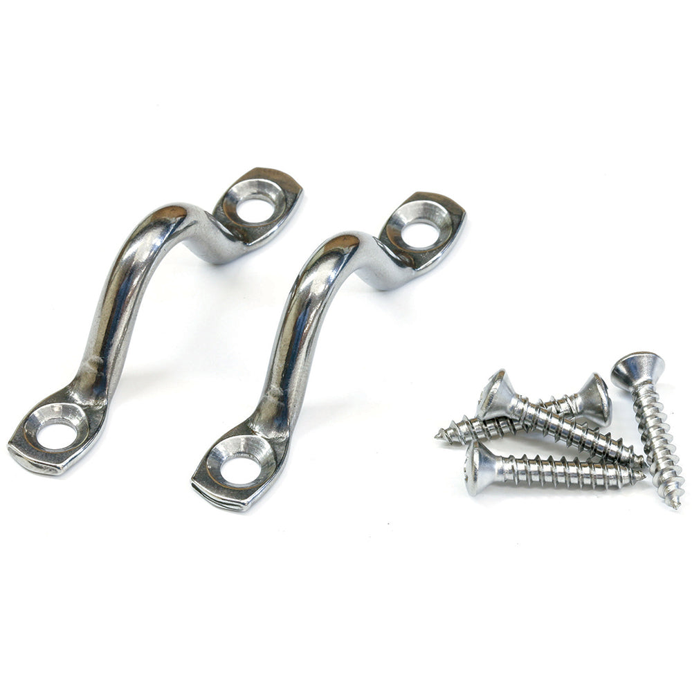 Tigress Stainless Steel Pad Eyes wStainless Steel Screws 88667 Main image