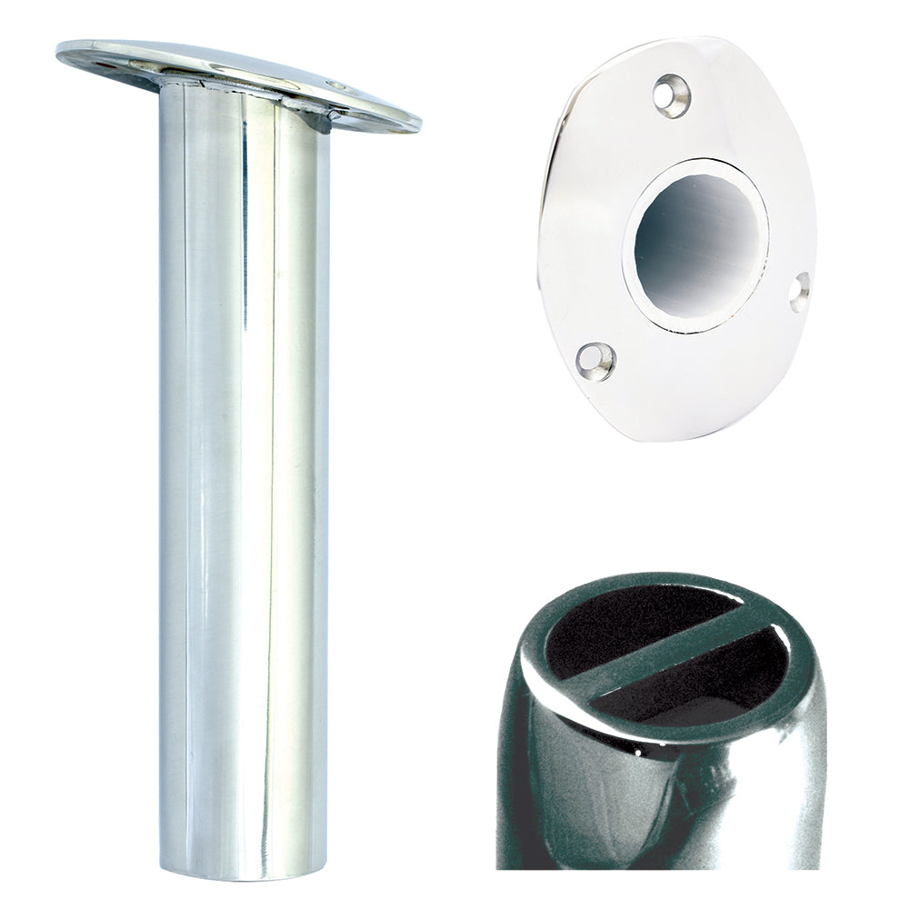 Tigress Oval Head SS Gunnel Mount Rod Holder  15 Degree  9 88529 Main image