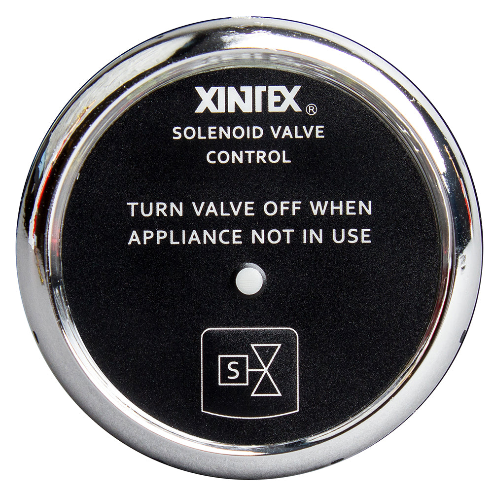 FireboyXintex Propane Control  Solenoid Valve wChrome Bezel Display C1CR Main image