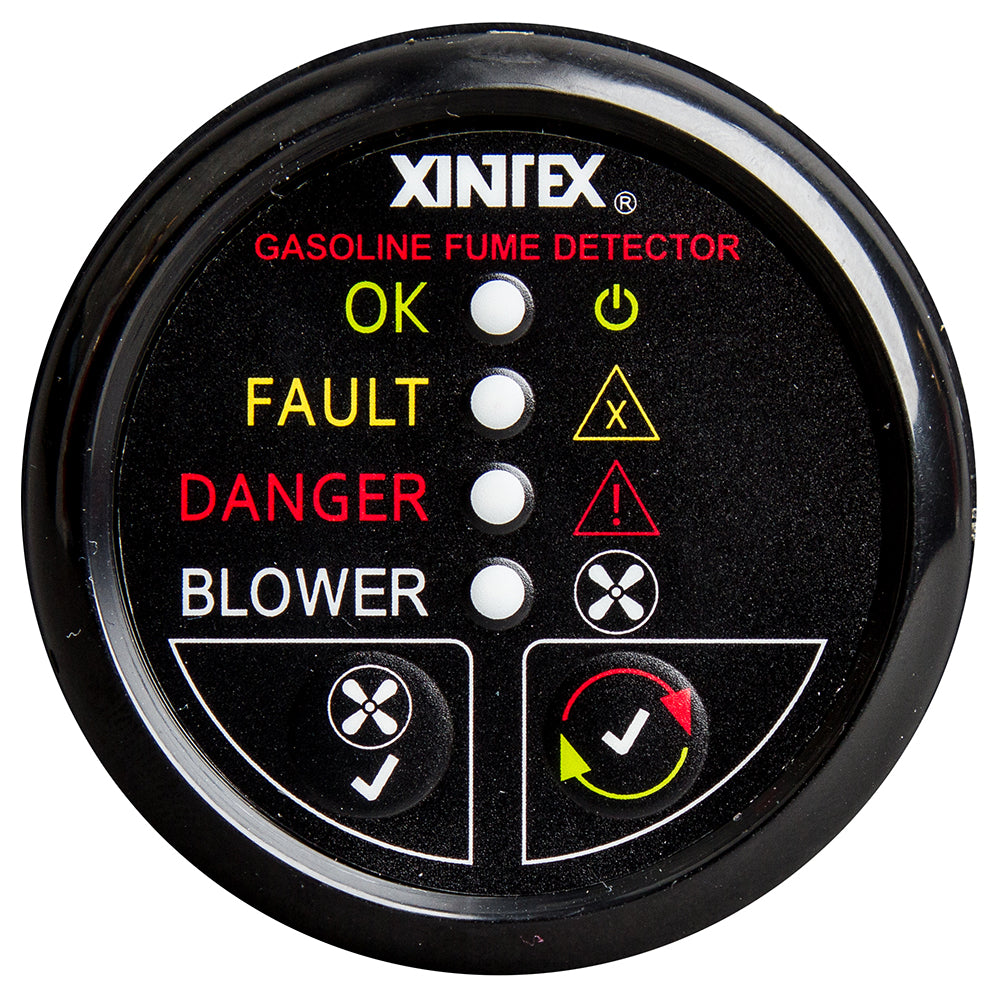 FireboyXintex Gasoline Fume Detector wBlower Control  Black Bezel  12V  G1BBR Main image
