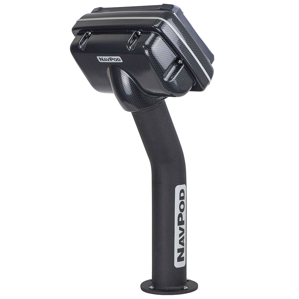 NavPod PED510001 PedestalPod PreCut fHumminbird HELIX 10  HELIX 9 Series  Carbon Black PED510001C Main image