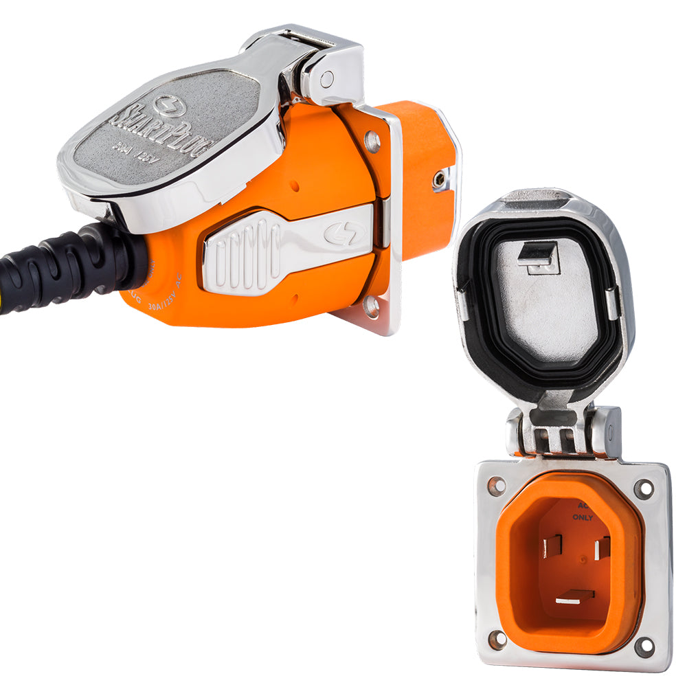 SmartPlug 30 AMP Inlet  Female Cord Connector Combo  Stainless Steel B30ASSYNT Main image