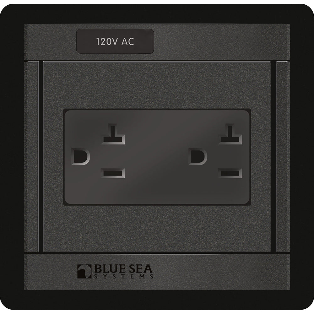 Blue Sea 1479 360 Panel  120V AC DUal Outlet 1479 Main image