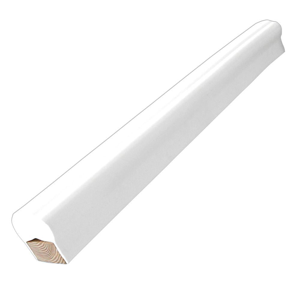 Dock Edge Piling Post Bumper  One End Capped  6  White DE1022F Main image