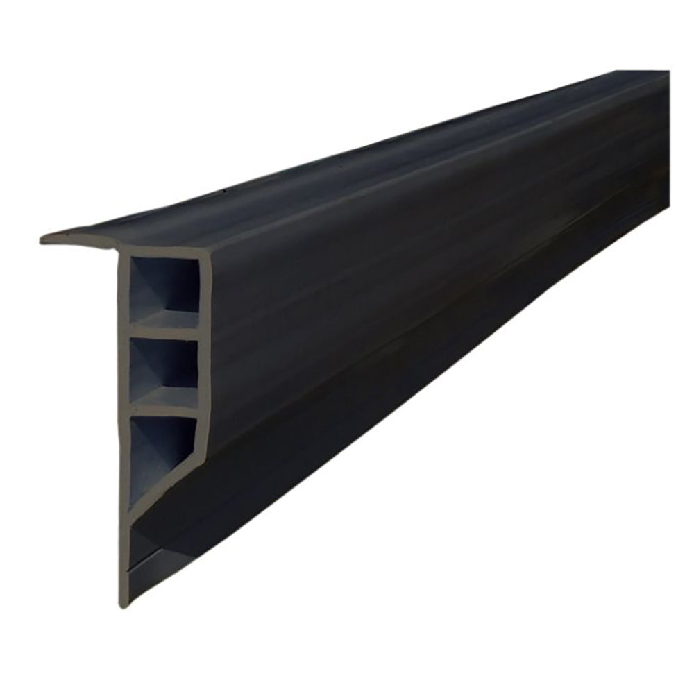 Dock Edge Standard PVC Full Face Profile  16 Roll  Black DE1163F Main image