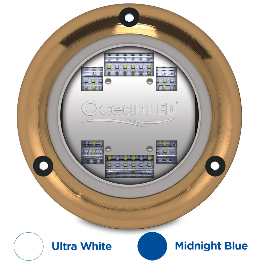 OceanLED Sport S3124s Underwater LED Light  Ultra WhiteMidnight Blue 012103BW Main image