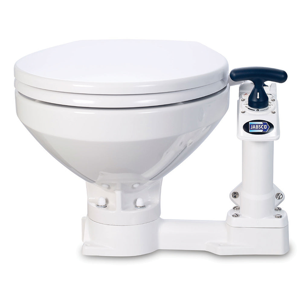 Jabsco Manual Marine Toilet  Regular Bowl wSoft Close Lid 291205100 Main image