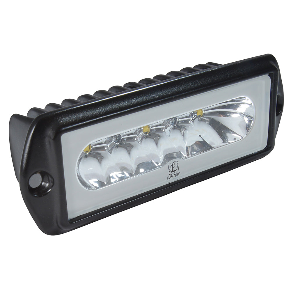 Lumitec Capri2  Flush Mount LED Flood Light  Black Housing  2Color WhiteBlue Dimming 101186 Main image