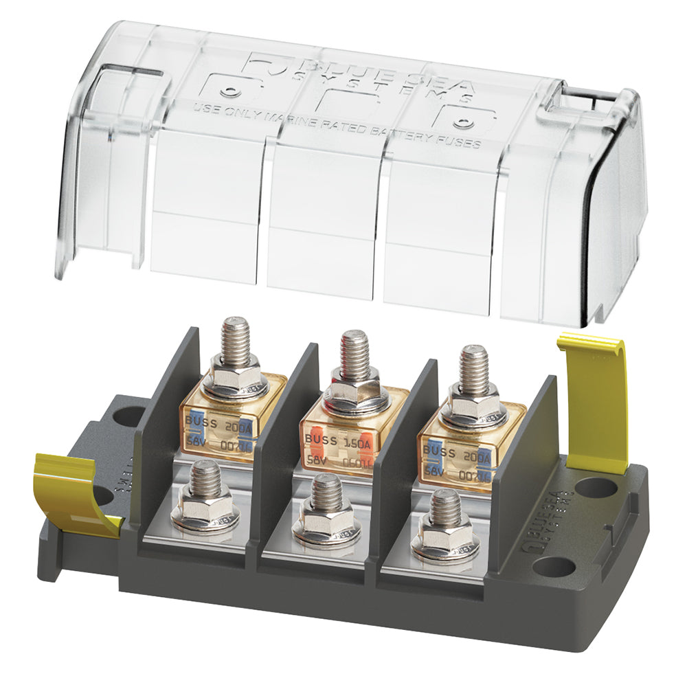 Blue Sea 5194 MRBF Surface Mount 3 Circuit Fuse Block  Independent Source 5194 Main image