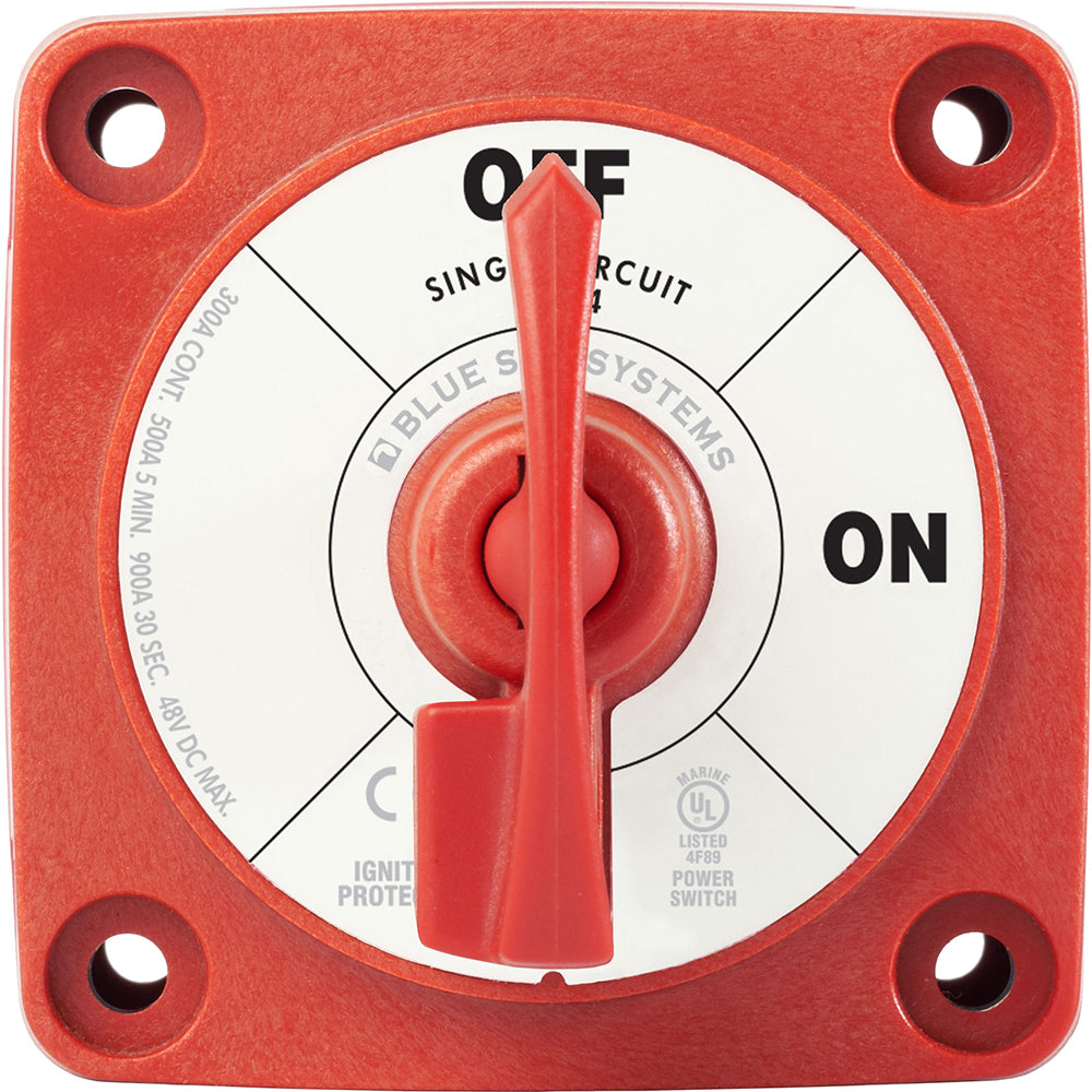 Blue Sea 6004 Single Circuit ON-OFF w/Locking Key - Red [6004] Secondary image