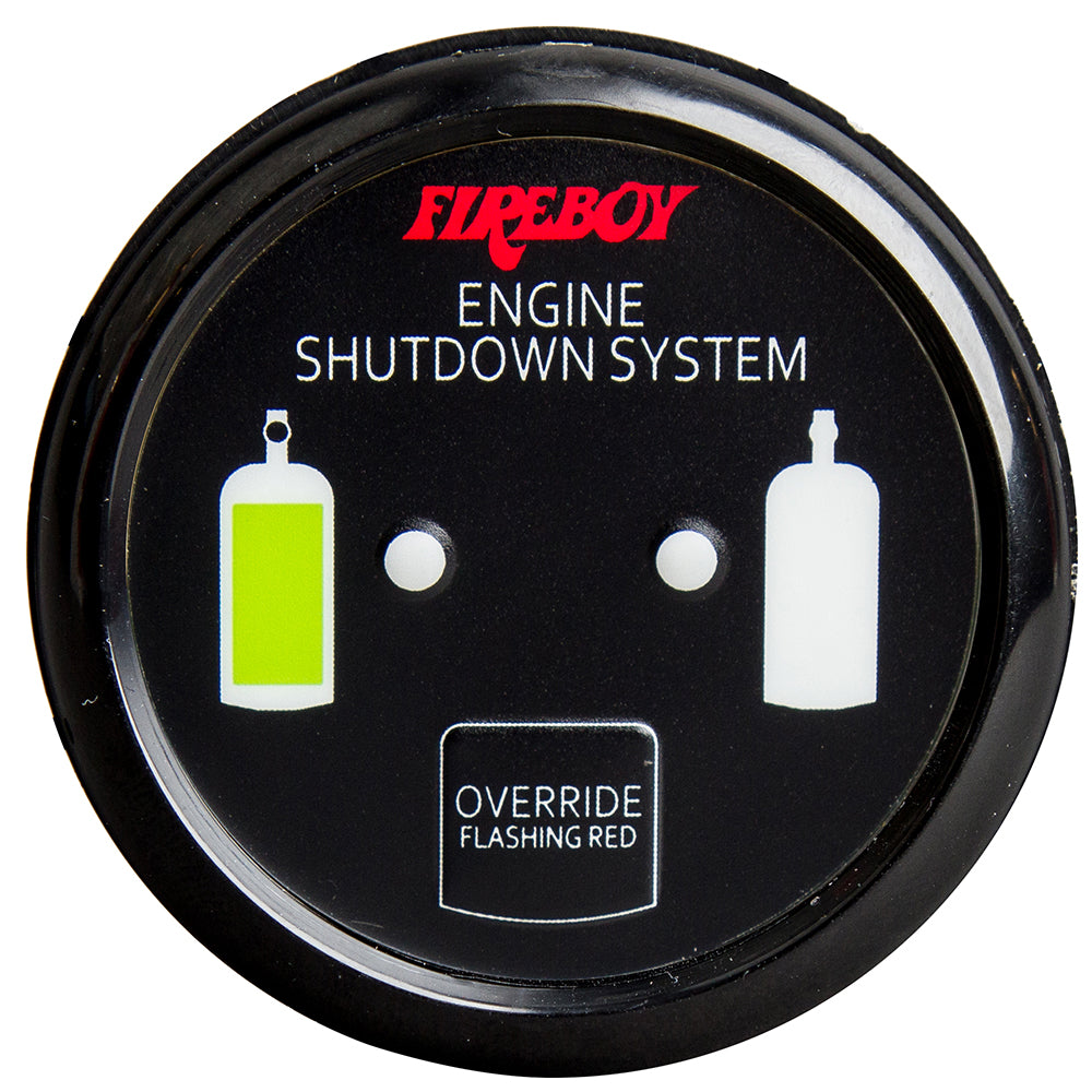 FireboyXintex Deluxe Helm Display wGauge Body LED  Color Graphics fEngine Shutdown System  Black Bezel Display DURBH20R Main image