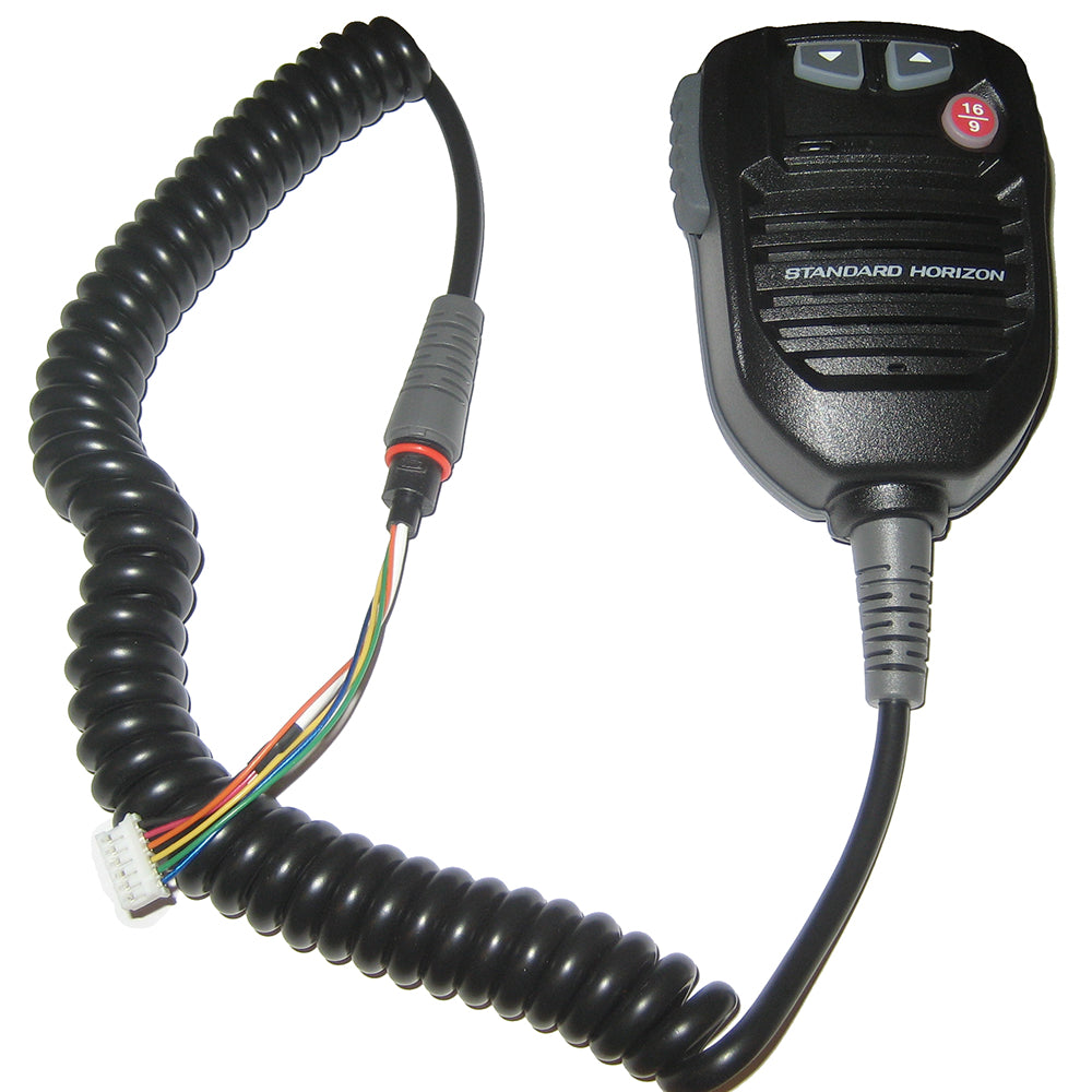 Standard Horizon Replacement VHF Mic fGX2000B GX2100B GX2150B GX2200B  Black CS2308402 Main image