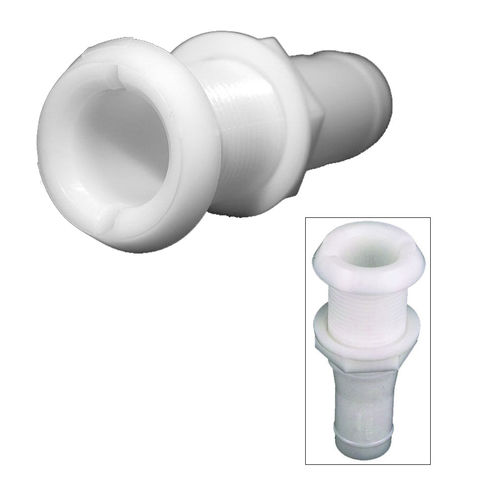 Perko 118 ThruHull Fitting fHose Narrow Flange  Plastic 0301DP6A Main image