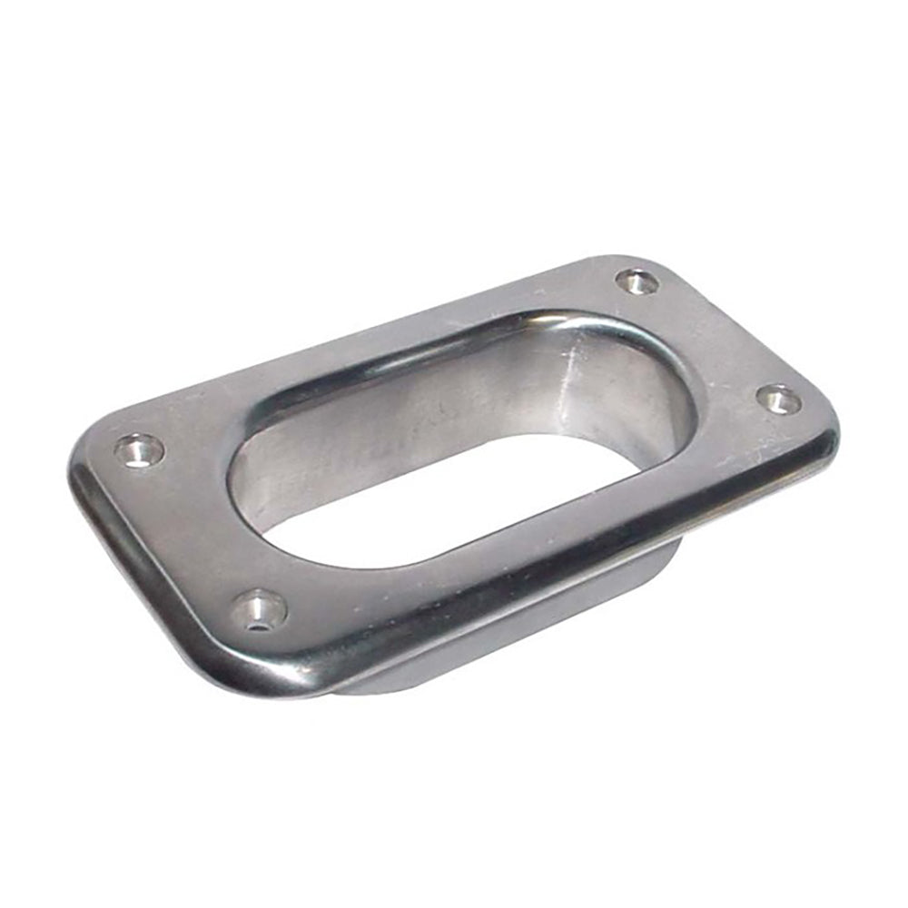 Whitecap Hawse Pipe  316 Stainless Steel  4 x 2 6128C