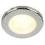 Hella Marine EuroLED 75 3 Round Screw Mount Down Light  Warm White LED  Stainless Steel Rim  12V 958109021