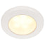 Hella Marine EuroLED 75 3 Round Screw Mount Down Light  Warm White LED  White Plastic Rim  12V 958109011