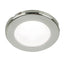 Hella Marine EuroLED 75 3 Round Screw Mount Down Light  White LED  Stainless Steel Rim  12V 958110021