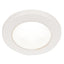 Hella Marine EuroLED 75 3 Round Screw Mount Down Light  White LED  White Plastic Rim  24V 958110111