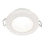 Hella Marine EuroLED 75 3 Round Spring Mount Down Light  White LED  White Plastic Rim  12V 958110511